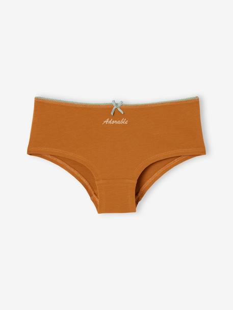 Pack of 7 'Adorable' Shorties for Girls rose - vertbaudet enfant 