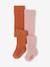 Pack of 2 Pairs of Rib Knit Tights for Baby Girls pecan nut - vertbaudet enfant 
