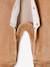 Lot de 2 pyjamas mixtes velours ouverture naissance cappuccino+rose - vertbaudet enfant 