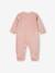 Pack of 3 Velour Sleepsuits, Special Opening for Newborns, for Babies aqua green+dusky pink+golden yellow - vertbaudet enfant 
