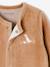 Lot de 2 pyjamas mixtes velours ouverture naissance cappuccino+rose - vertbaudet enfant 