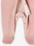 Pack of 3 Velour Sleepsuits, Special Opening for Newborns, for Babies aqua green+dusky pink+golden yellow - vertbaudet enfant 