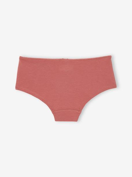 Pack of 7 'Adorable' Shorties for Girls rose - vertbaudet enfant 