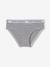 Pack of 5 'Happy everyday' Briefs for Girls marl grey - vertbaudet enfant 