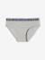 Pack of 5 'Happy everyday' Briefs for Girls marl grey - vertbaudet enfant 
