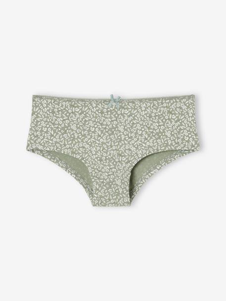 Pack of 7 'Adorable' Shorties for Girls rose - vertbaudet enfant 