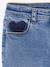 Jean slim fille morphologik tour de hanches large bleu foncé+bleu moyen+denim bleached+denim gris+gris - vertbaudet enfant 