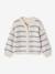 Gilet fille maille mousseuse gris chiné+vanille - vertbaudet enfant 