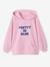 Long Hooded Sweatshirt for Girls mauve - vertbaudet enfant 