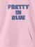 Long Hooded Sweatshirt for Girls mauve - vertbaudet enfant 