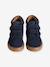 Baskets garçon cuir à scratchs marine - vertbaudet enfant 
