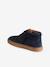 Baskets enfant garçon cuir montantes zippées et élastiquées marine - vertbaudet enfant 