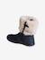 Knee High Boots with Faux Fur, for Girls navy blue - vertbaudet enfant 
