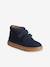 Baskets garçon cuir à scratchs marine - vertbaudet enfant 
