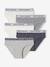 Pack of 5 'Happy everyday' Briefs for Girls marl grey - vertbaudet enfant 