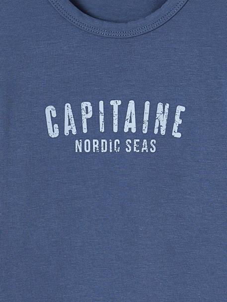 Pack of 3 Long Sleeve Whale Tops for Boys sky blue - vertbaudet enfant 