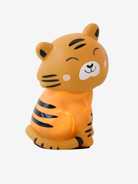 Night Light, Tiger- 'French plug. The adaptor is not included' caramel - vertbaudet enfant 