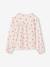 Chemise file gaze de coton imprimée personnalisable blanc imprimé+écru+rose pâle - vertbaudet enfant 