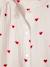 Chemise file gaze de coton imprimée personnalisable blanc imprimé+écru+rose pâle - vertbaudet enfant 