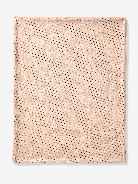Plaid bi-matière LOVELY LÉO rose imprimé - vertbaudet enfant 