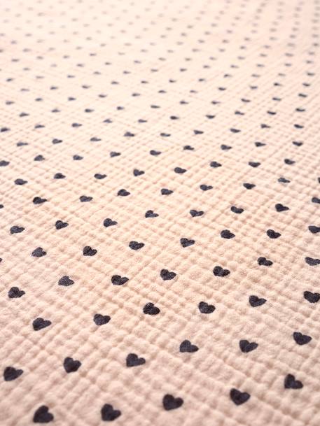 Plaid bi-matière LOVELY LÉO rose imprimé - vertbaudet enfant 