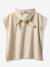 Poncho de bain bébé avec coton recyclé personnalisable Animal beige+ocre+olive+rose pâle - vertbaudet enfant 
