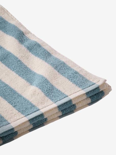 Striped Bath Towel with Recycled Cotton, Transat striped blue+striped pink+striped yellow - vertbaudet enfant 