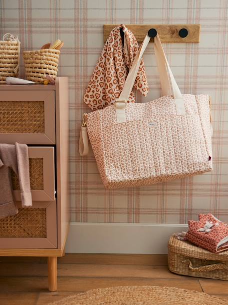 Maxi Changing Bag, LOVELY LEO printed pink - vertbaudet enfant 