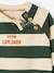 Sweat bébé en molleton rayé bleu+rayé vert+tomette+vert sapin - vertbaudet enfant 