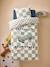 Duvet Cover + Pillowcase Set for Children chequered green - vertbaudet enfant 