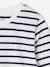 Lot de 3 T-shirts garçon manches longues blanc+bordeaux - vertbaudet enfant 