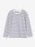 Lot de 3 T-shirts garçon manches longues blanc+bordeaux - vertbaudet enfant 
