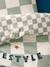Duvet Cover + Pillowcase Set for Children chequered green - vertbaudet enfant 
