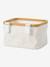 Storage Basket in Sherpa for Changing Unit white - vertbaudet enfant 