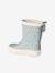 Printed Rubber Wellies for Children, Designed for Autonomy printed blue+set pink - vertbaudet enfant 