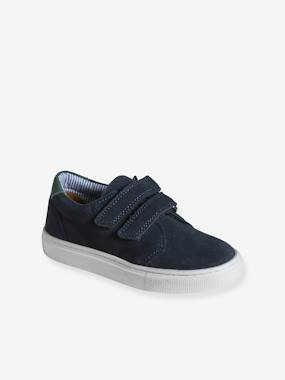 Derbies garçon cuir à scratchs  - vertbaudet enfant