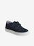 Derbies garçon cuir à scratchs beige+marine+MARRON MOYEN UNI - vertbaudet enfant 