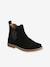 Boots enfant fille cuir zippées lot beige+noir+taupe - vertbaudet enfant 