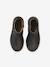 Boots enfant fille cuir détails festons lot beige+marine+marron+noir+taupe - vertbaudet enfant 
