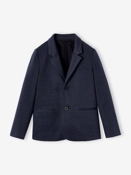 Chevron Blazer for Boys navy blue - vertbaudet enfant 
