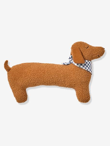 Sherpa Teckel Dog Cushion by ACHILLE brown - vertbaudet enfant 