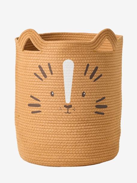 XL Basket, Tiger, in Cotton Rope caramel - vertbaudet enfant 