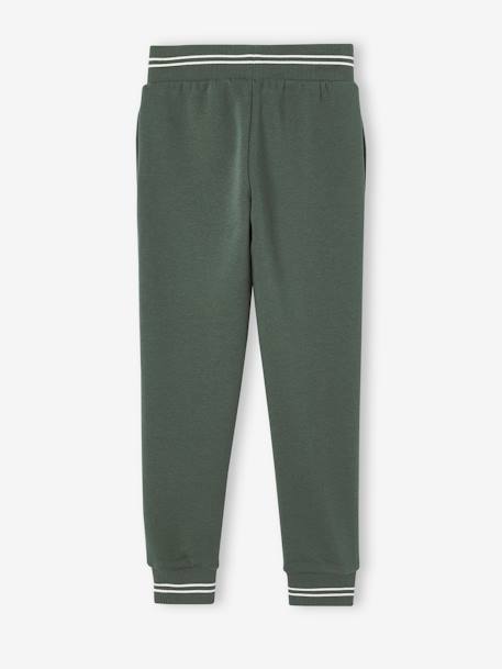 Pantalon garçon jogging sport en molleton lichen+marine - vertbaudet enfant 