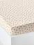 Fitted Sheet in Recycled Cotton for Children, Retro Flowers printed white - vertbaudet enfant 