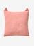 Coussin animal en gaze de coton personnalisable cannelle+rose+vert sauge - vertbaudet enfant 