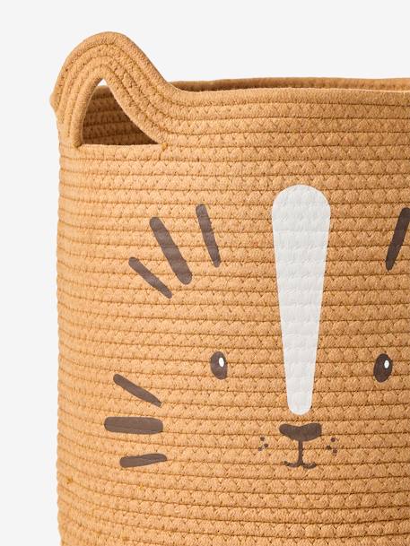 XL Basket, Tiger, in Cotton Rope caramel - vertbaudet enfant 