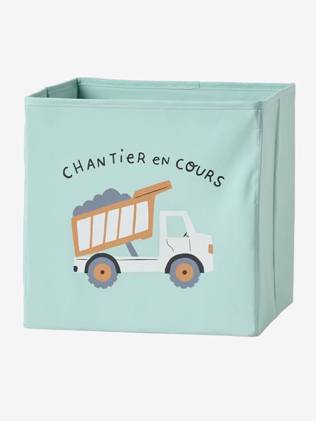 Set of 3 Baskets, Construction Machinery green - vertbaudet enfant 