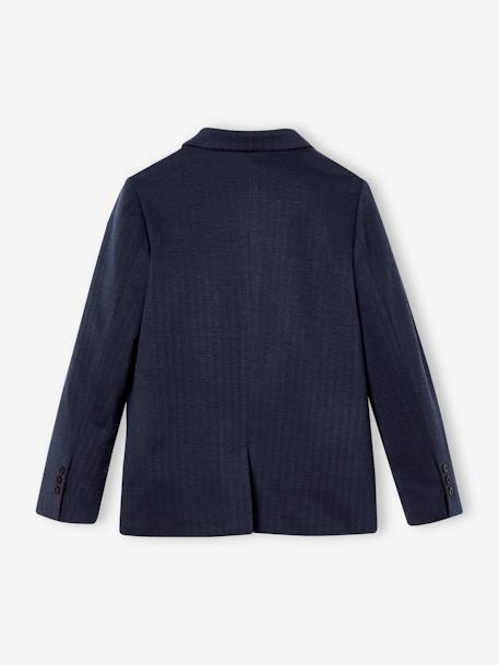 Chevron Blazer for Boys navy blue - vertbaudet enfant 