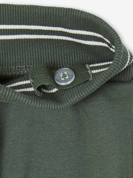 Pantalon garçon jogging sport en molleton lichen+marine - vertbaudet enfant 