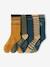 Lot de 5 paires de chaussettes 'dino' garçon beige - vertbaudet enfant 